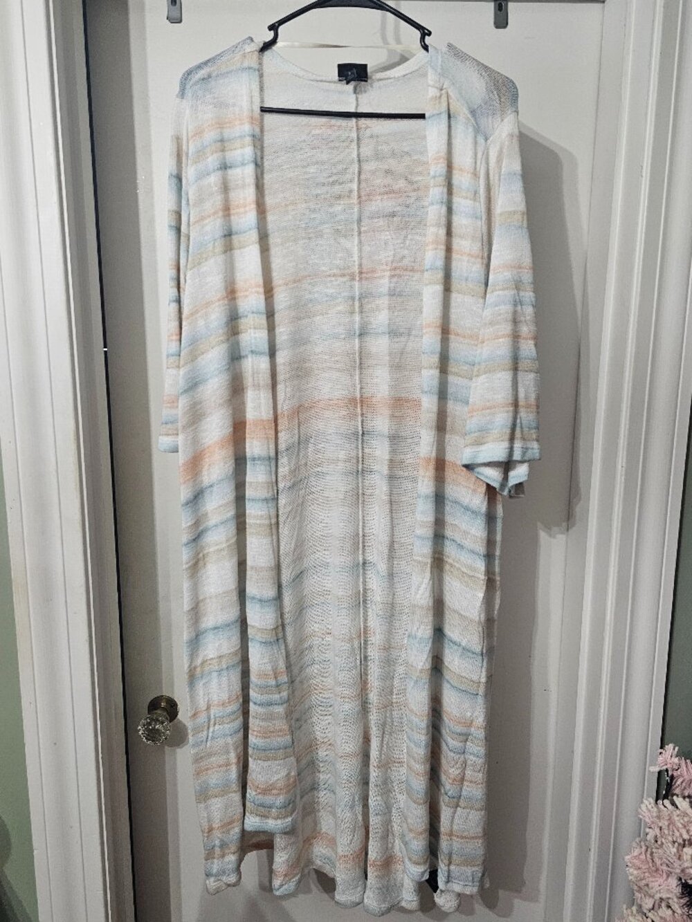 Torrid Striped Duster Sweater